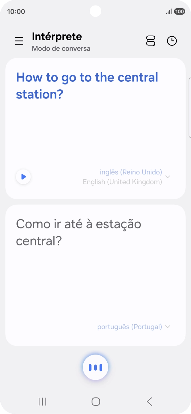 Siga as indicações no ecrã para escolher as definições pretendidas e utilizar a função.