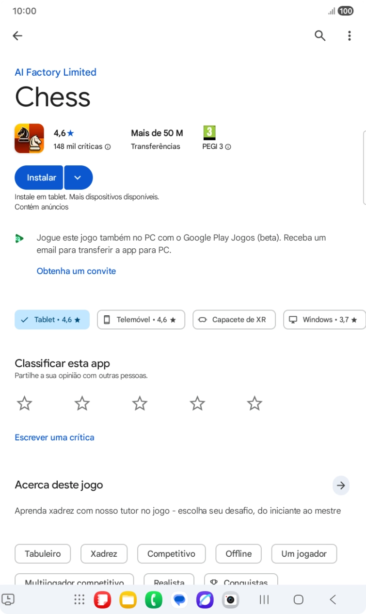 Prima a tecla de início para terminar e voltar ao ecrã inicial.