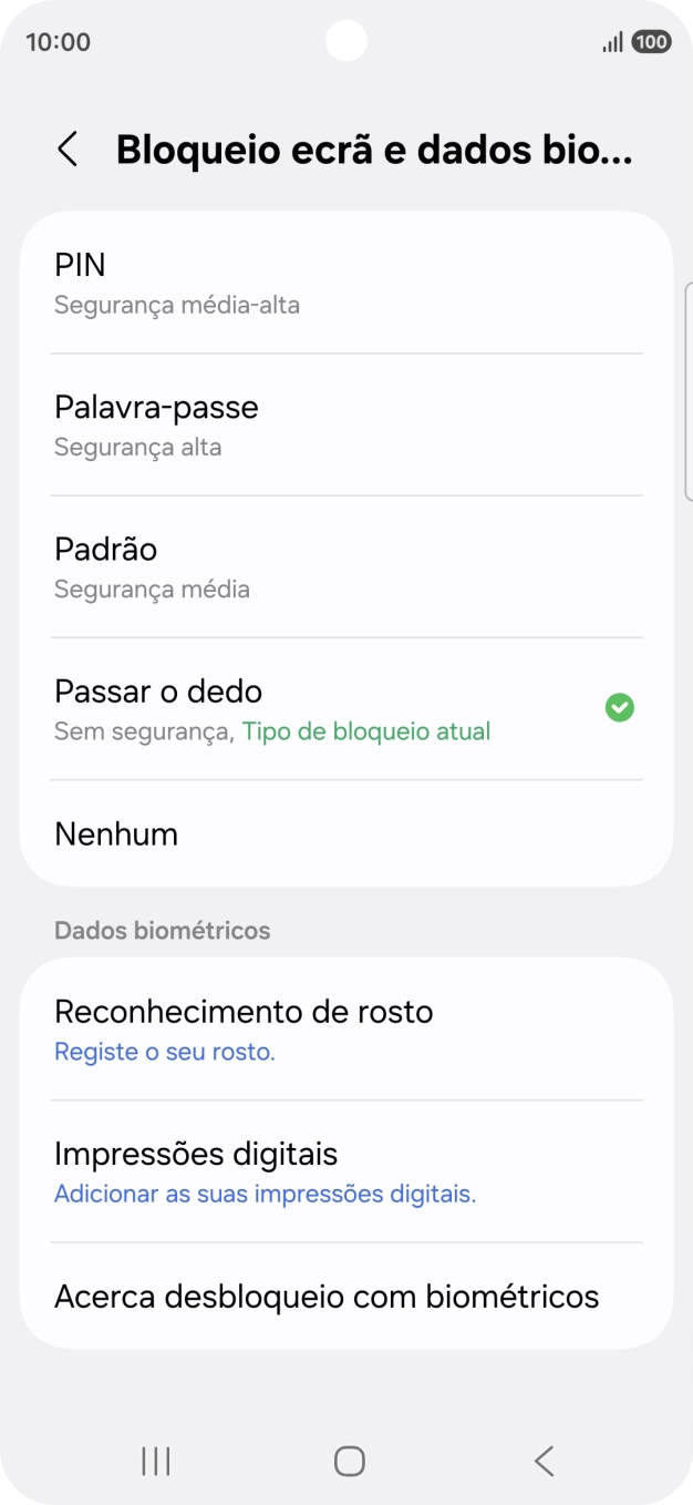 Prima Impressões digitais.