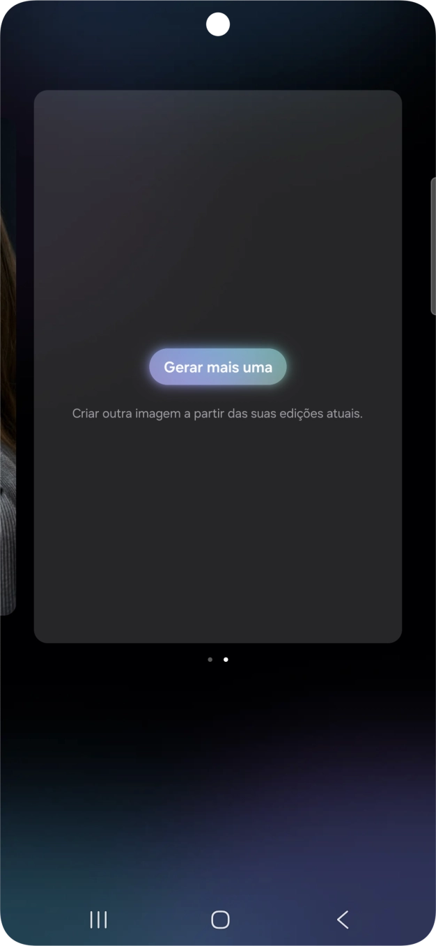 Prima Gerar mais uma para gerar uma nova sugestão de imagem.