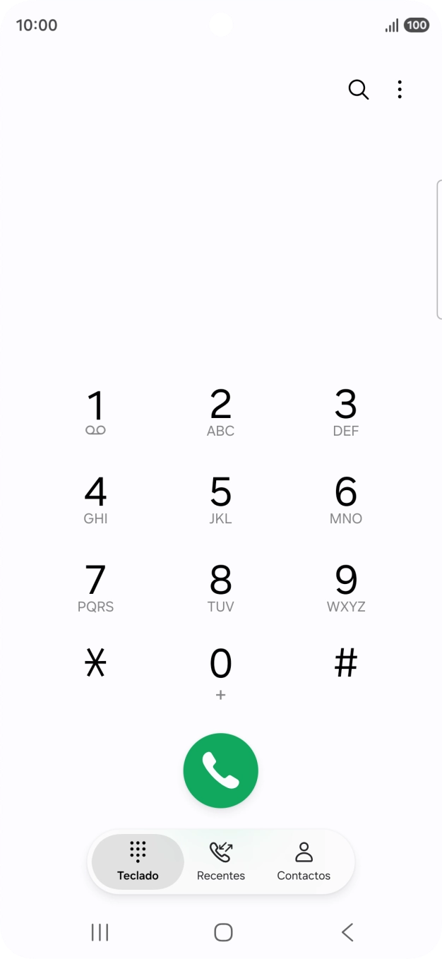 Prima o ícone de menu.
