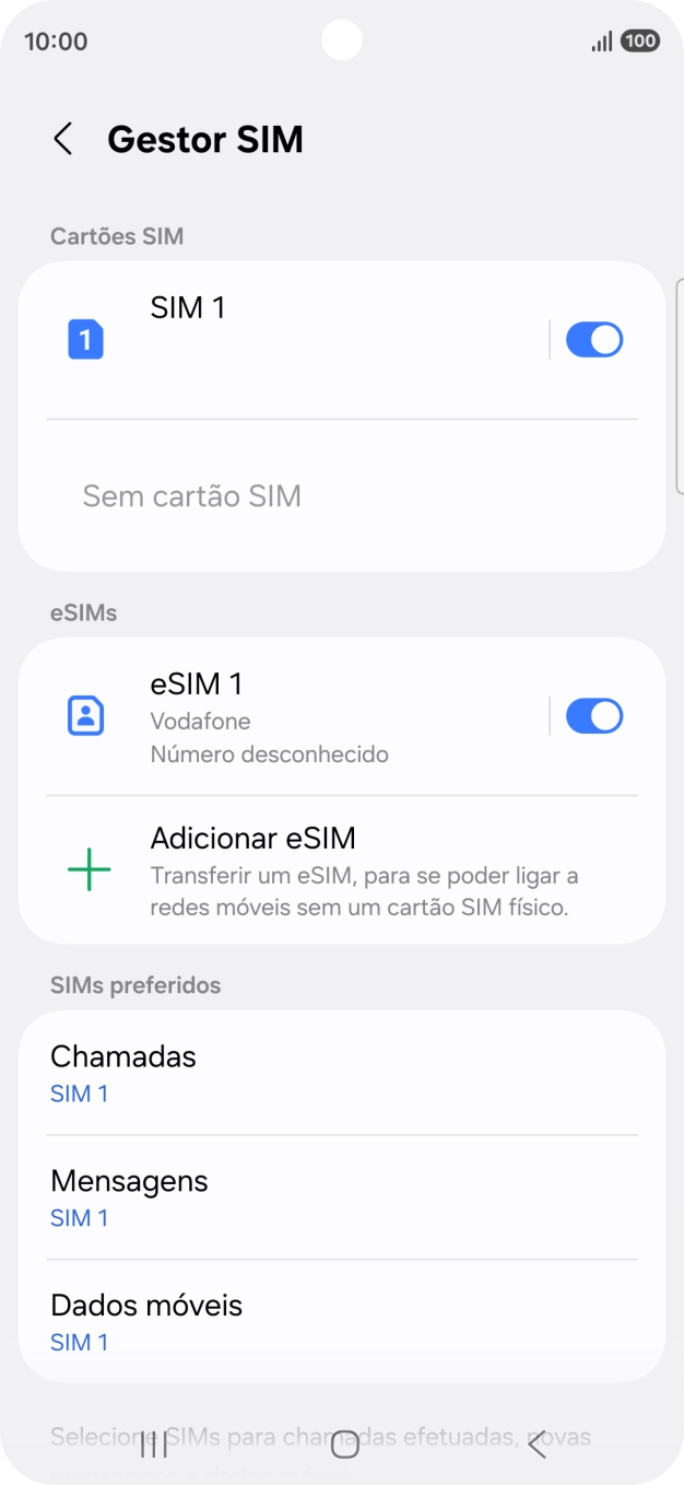 Prima a tecla de início para terminar e voltar ao ecrã inicial.