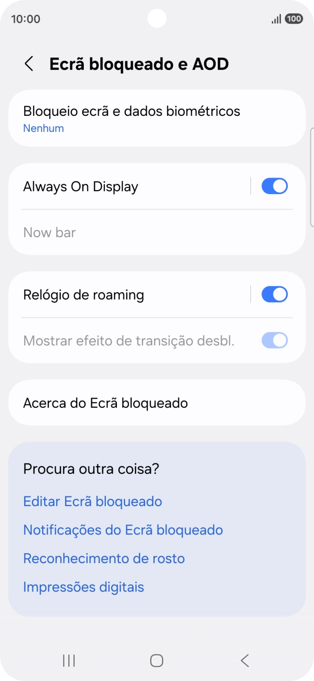 Prima a tecla de início para terminar e voltar ao ecrã inicial.