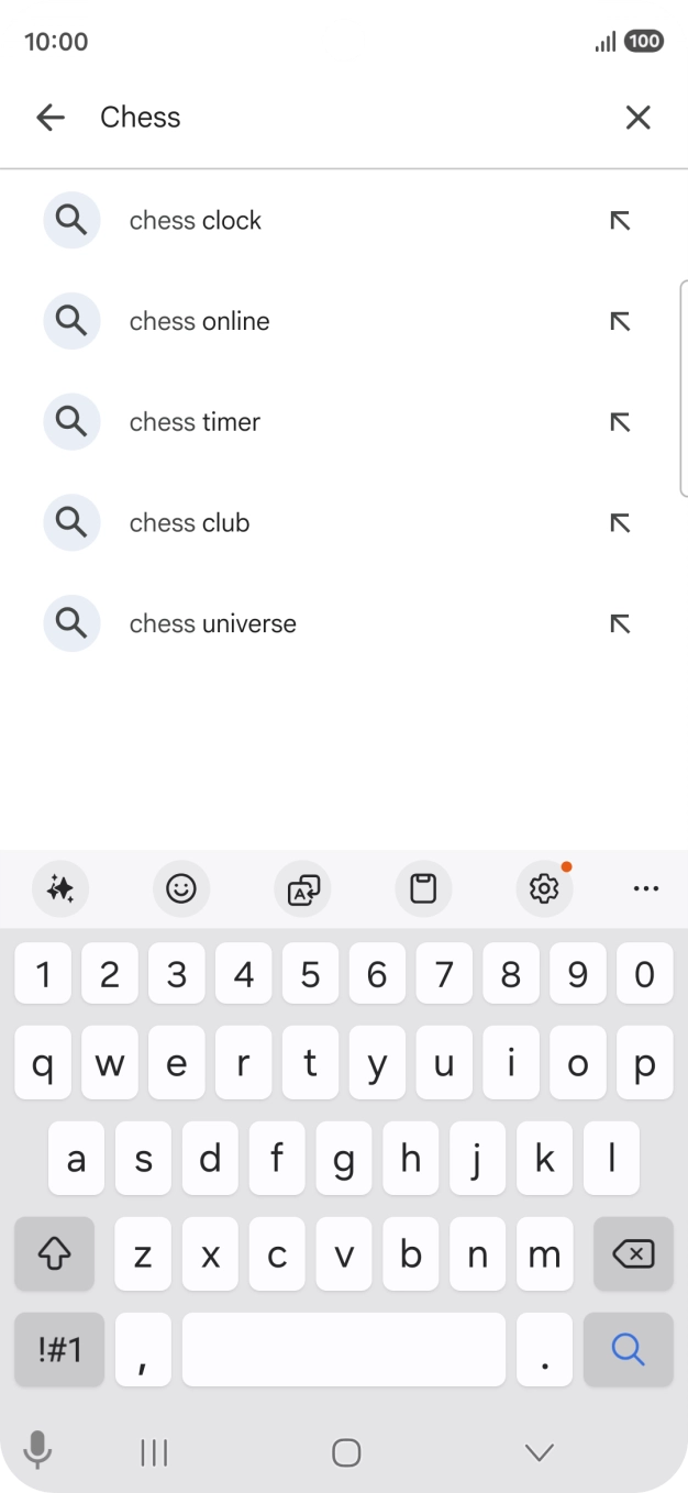 Írd be a keresett alkalmazás nevét vagy kategóriáját, és kattints a keresés ikonra. Írd be a keresett alkalmazás nevét vagy kategóriáját, és kattints a keresés ikonra.