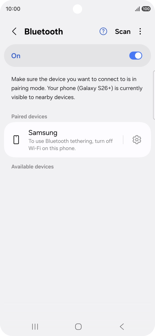 Press the Home key to return to the home screen.