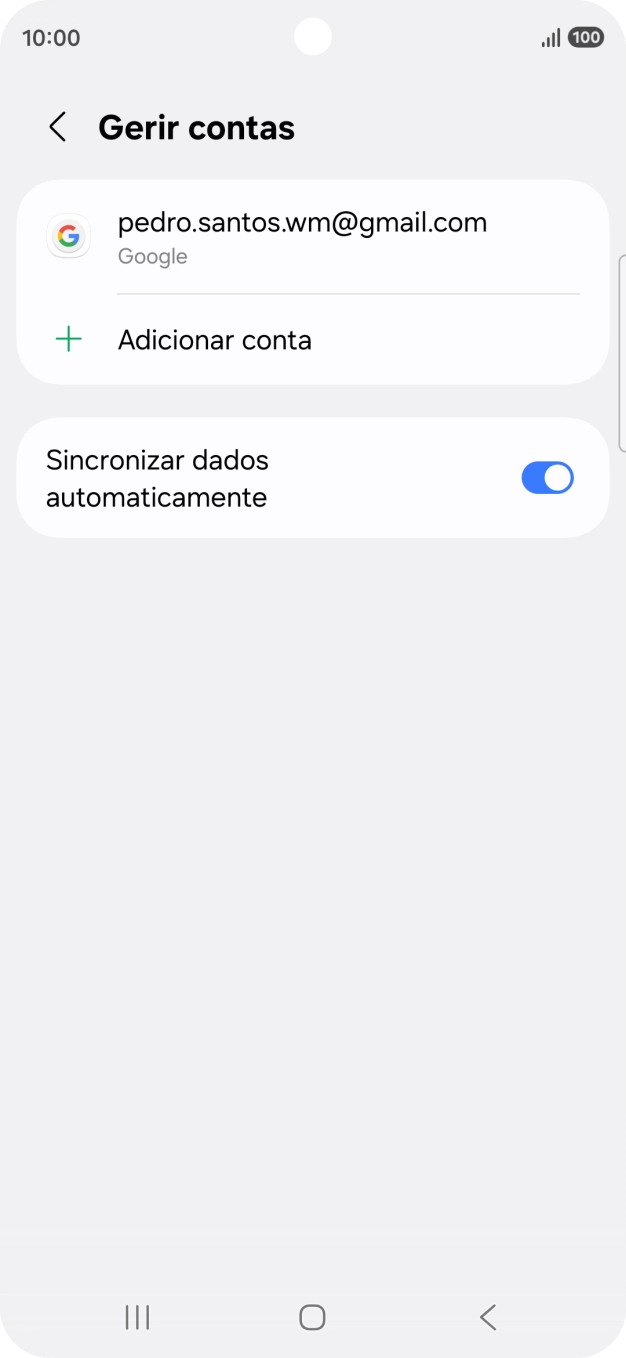 Prima a tecla de início para terminar e voltar ao ecrã inicial.