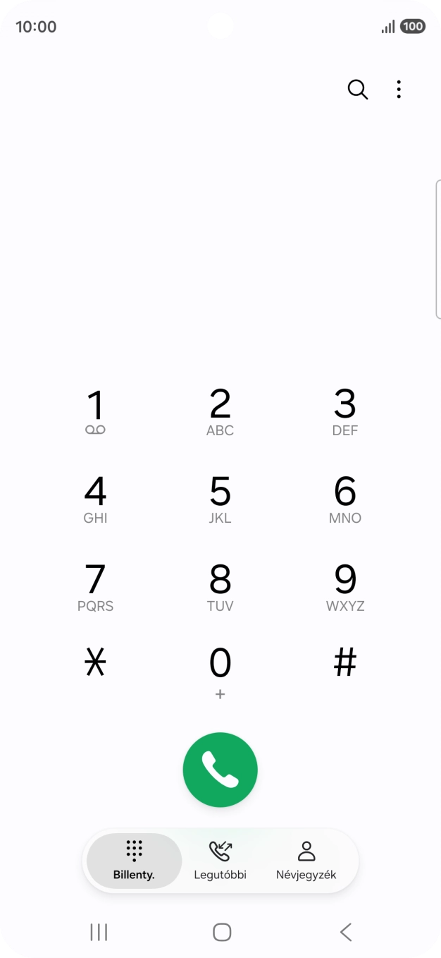 Kattints a menü ikonra. Kattints a menü ikonra.