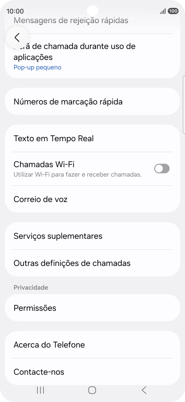 Prima Correio de voz.
