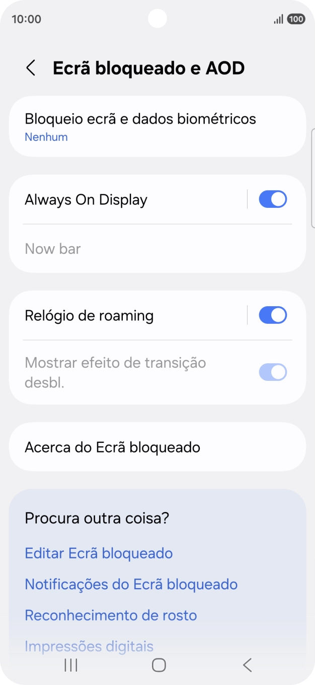 Prima a tecla de início para terminar e voltar ao ecrã inicial.
