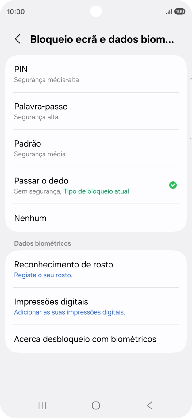 Prima Impressões digitais.