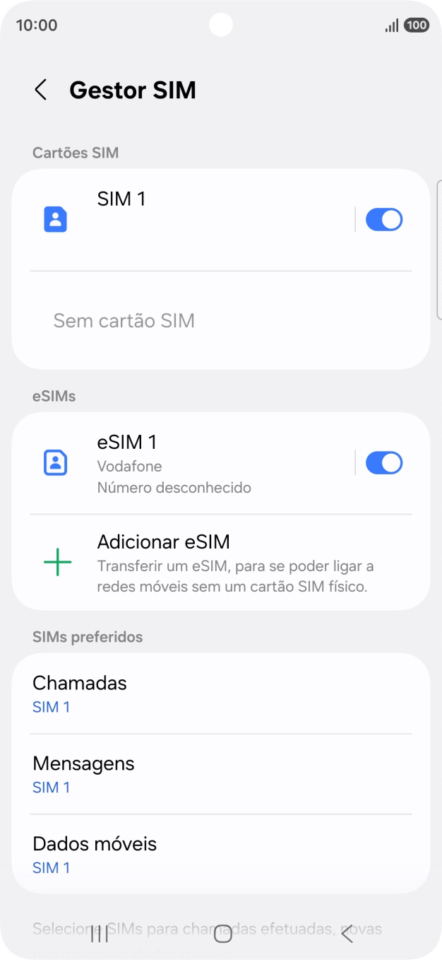 Prima a tecla de início para terminar e voltar ao ecrã inicial.
