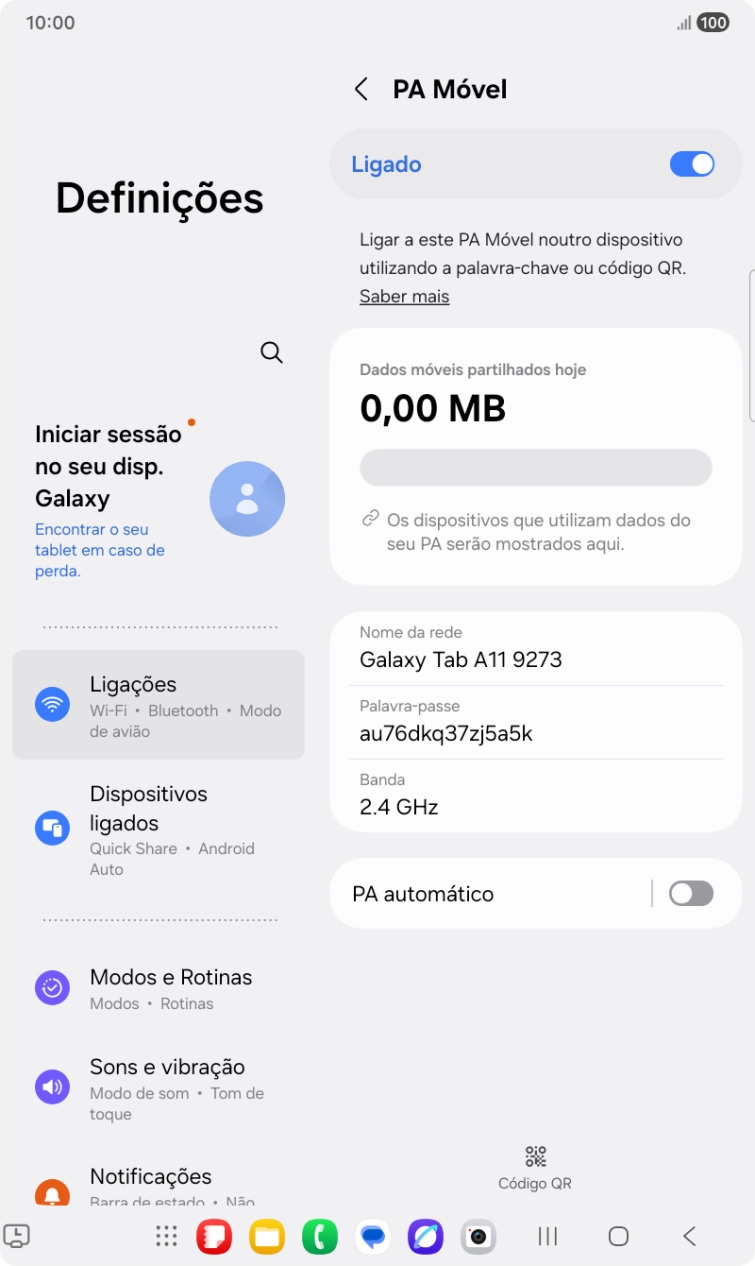 Prima a tecla de início para terminar e voltar ao ecrã inicial.