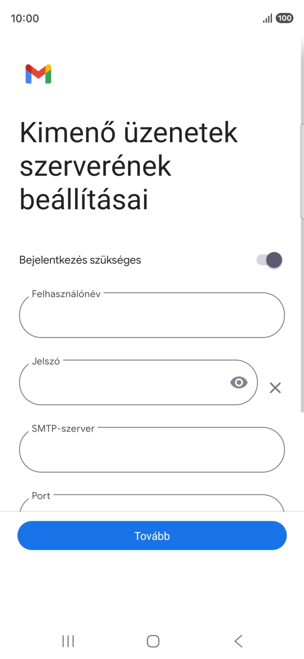 Kattints a „Bejelentkezés szükséges” melletti csúszkára a funkció bekapcsolásához.