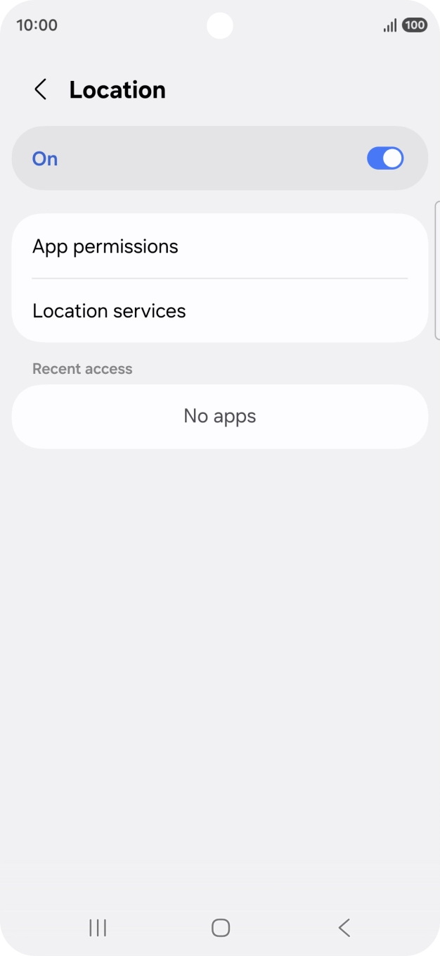 Press App permissions. Press App permissions.