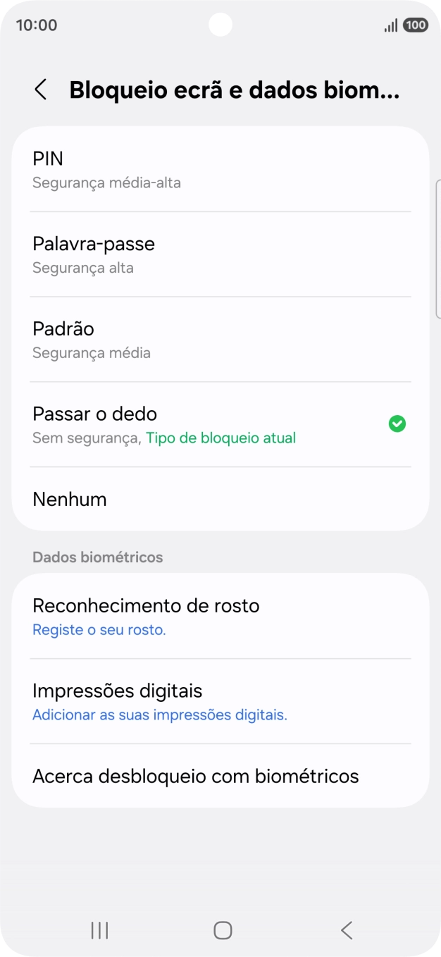 Prima Impressões digitais.