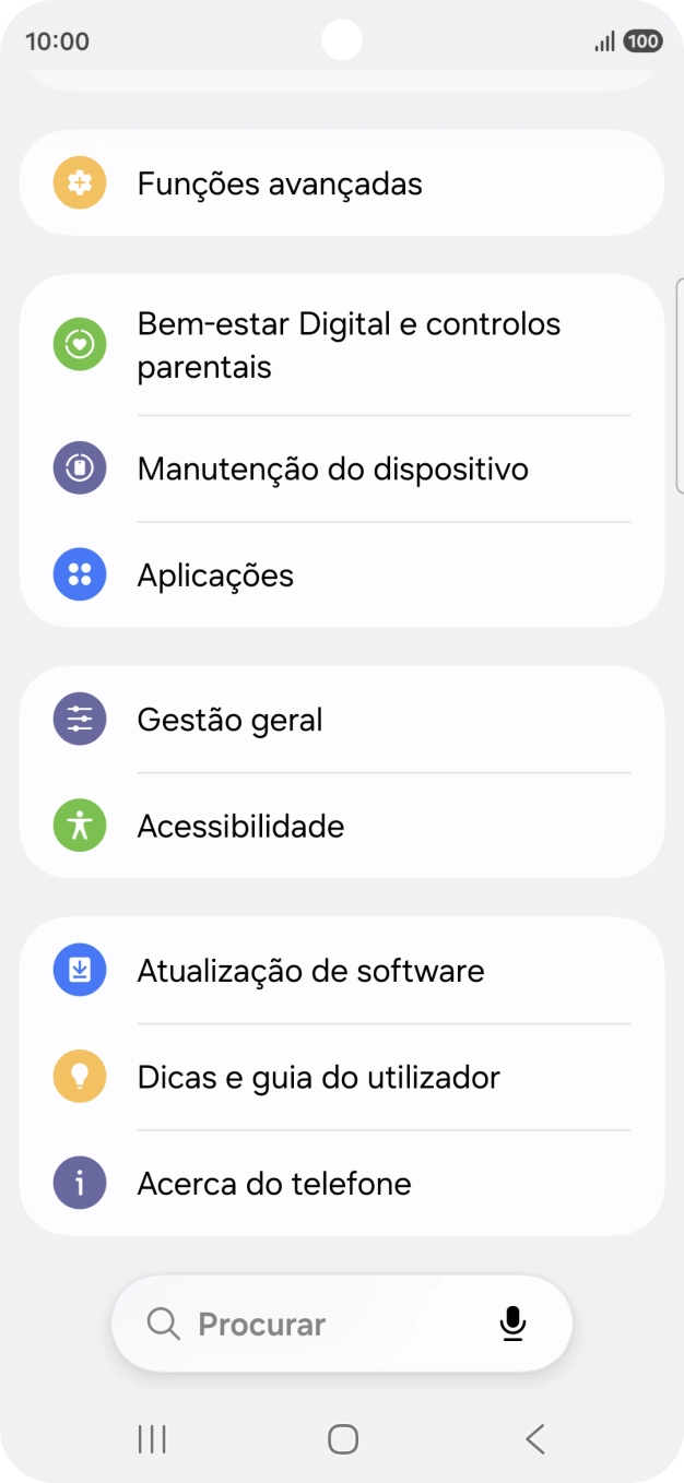 Prima Acerca do telefone.