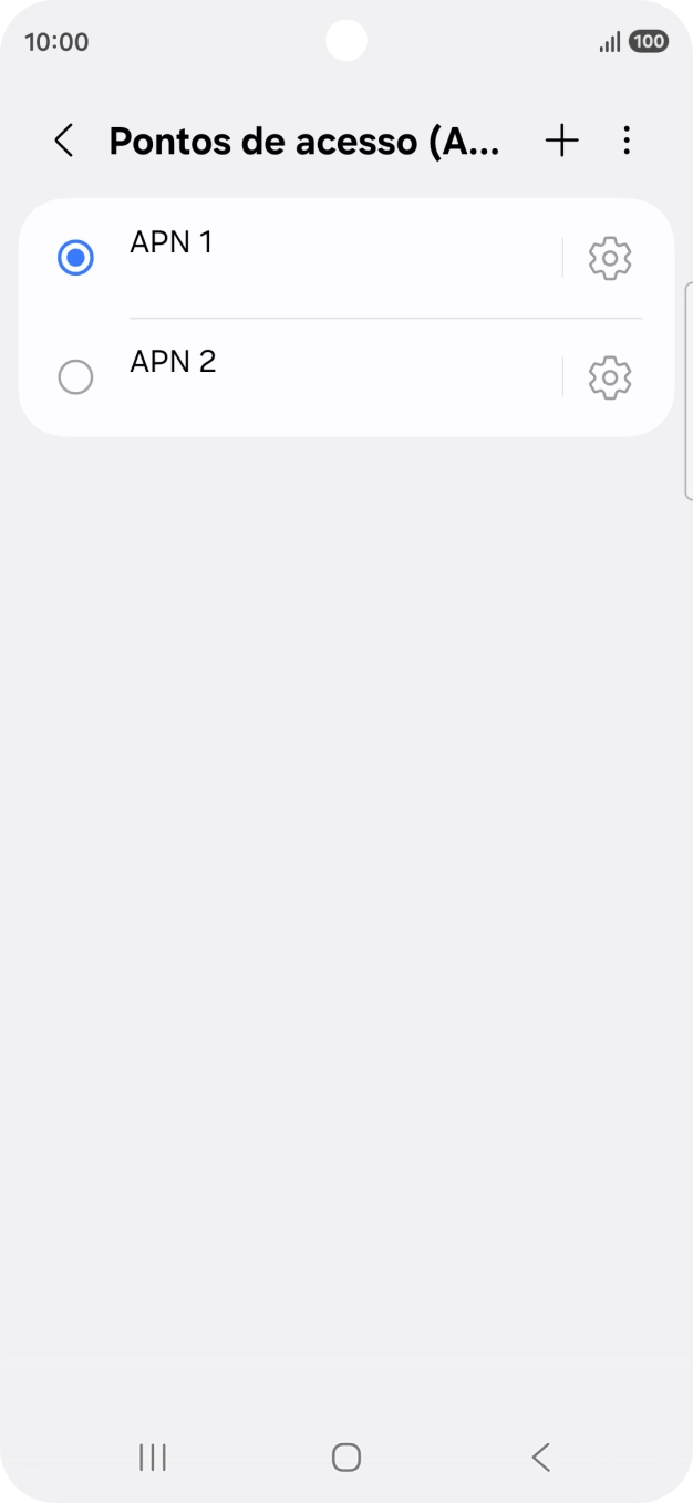Prima o campo junto à ligação de dados para a ativar.