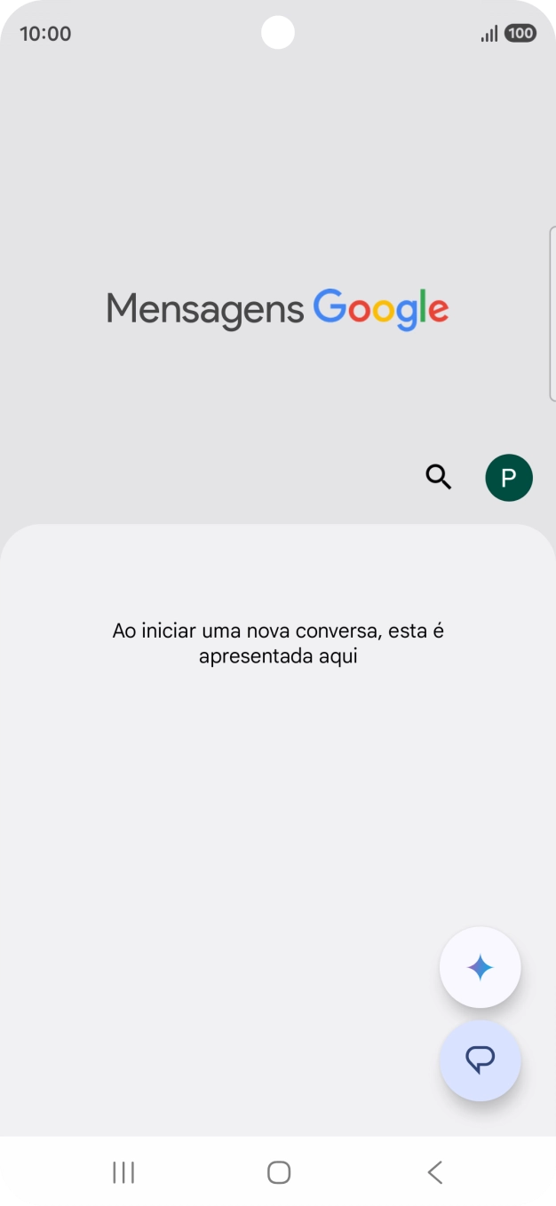 Prima o ícone de perfil.