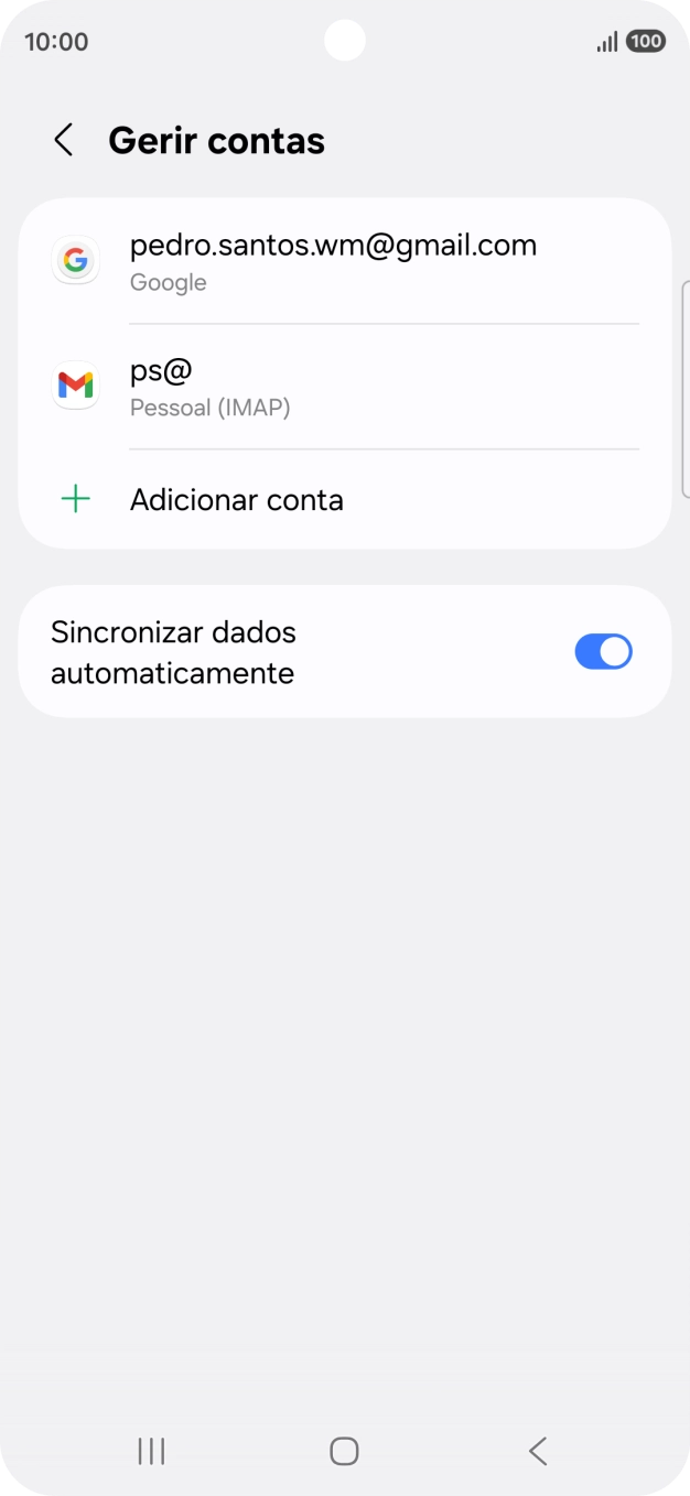 Prima a tecla de início para terminar e voltar ao ecrã inicial.