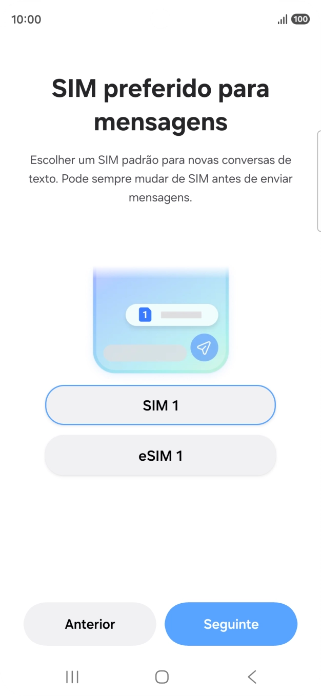 Prima o plano pretendido.