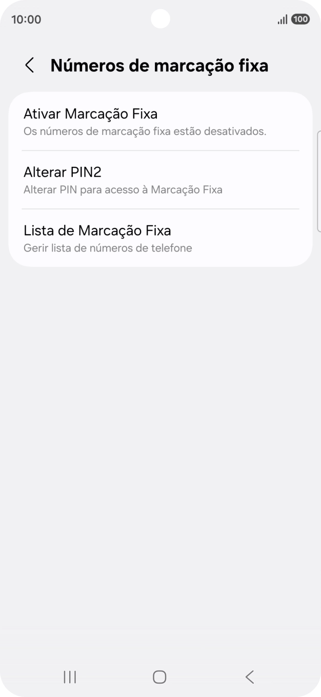 Prima Ativar Marcação Fixa.