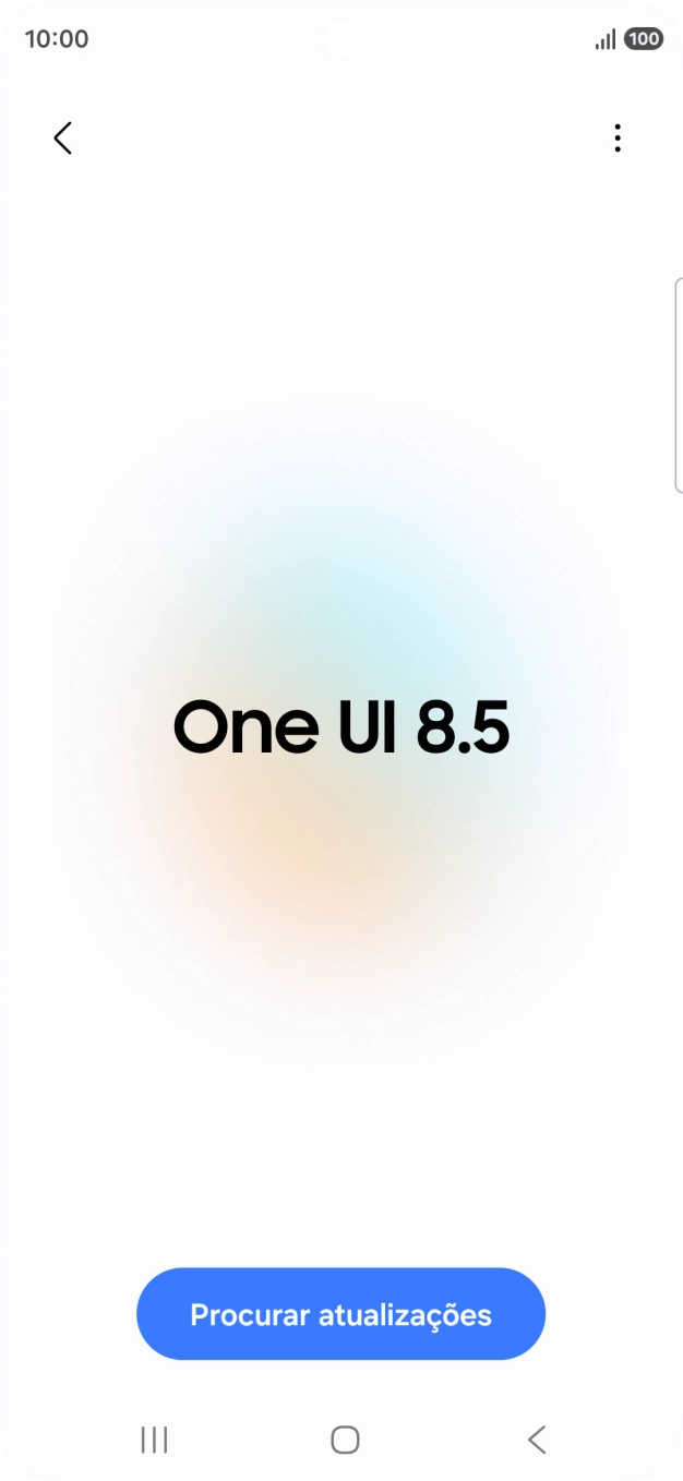 Prima Procurar atualizações. Se existir uma nova versão de software disponível, será agora indicado no ecrã. Siga as indicações no ecrã para atualizar o software do telefone.