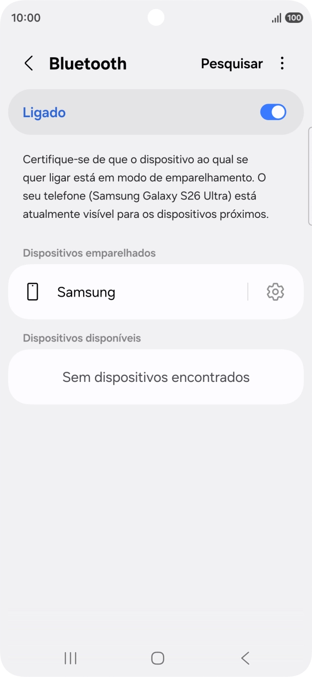 Prima a tecla de início para terminar e voltar ao ecrã inicial.