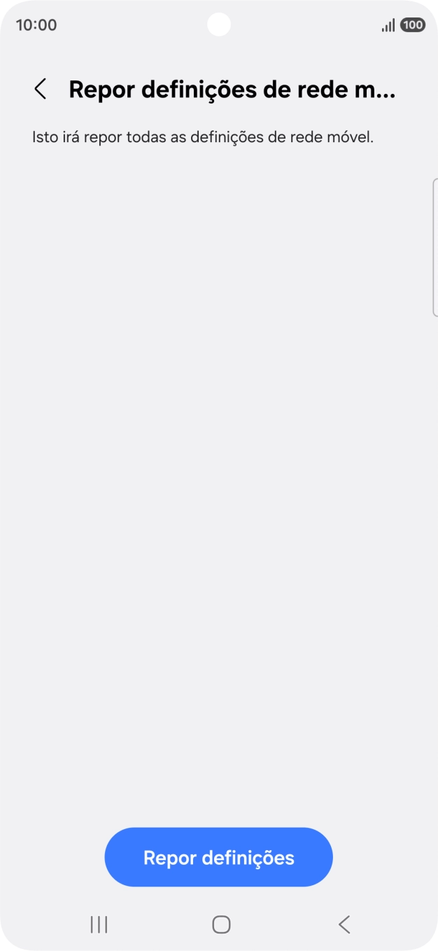 Prima Repor definições.