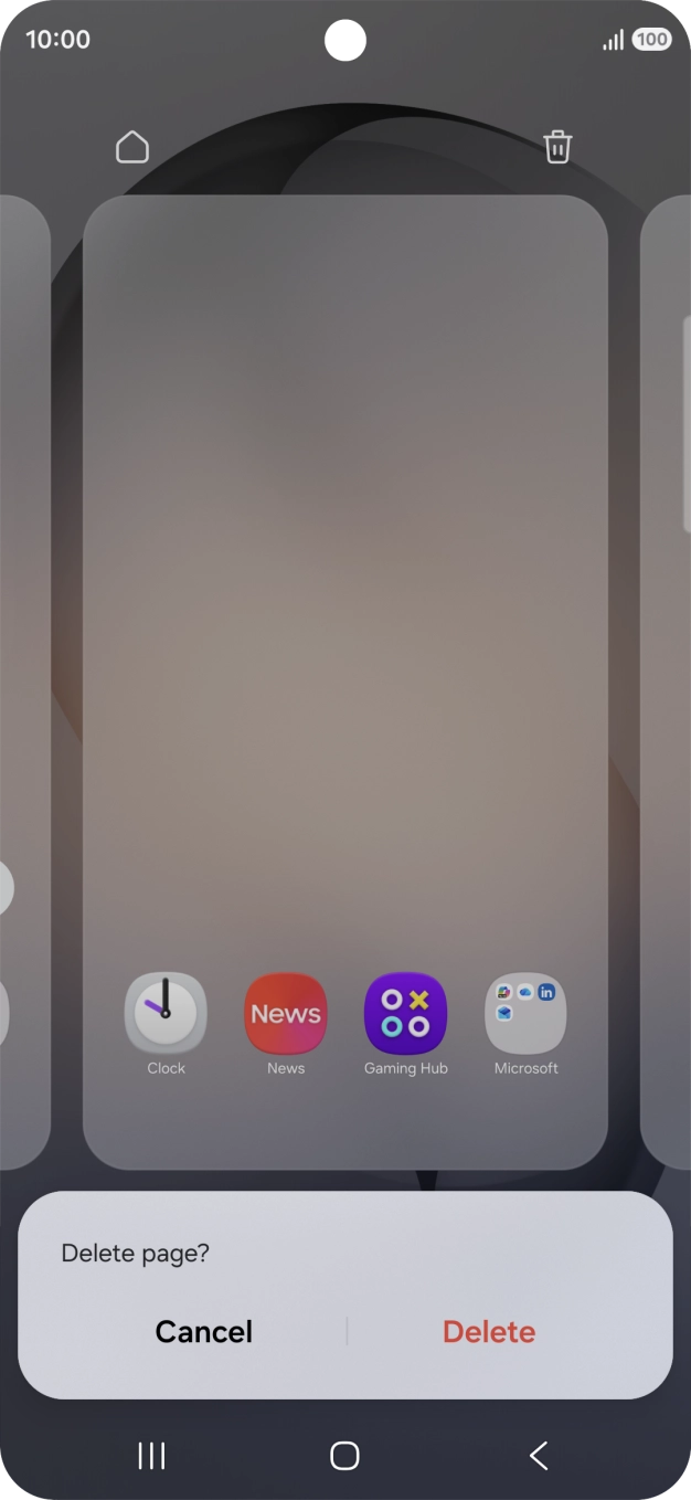 If prompted, press Delete.