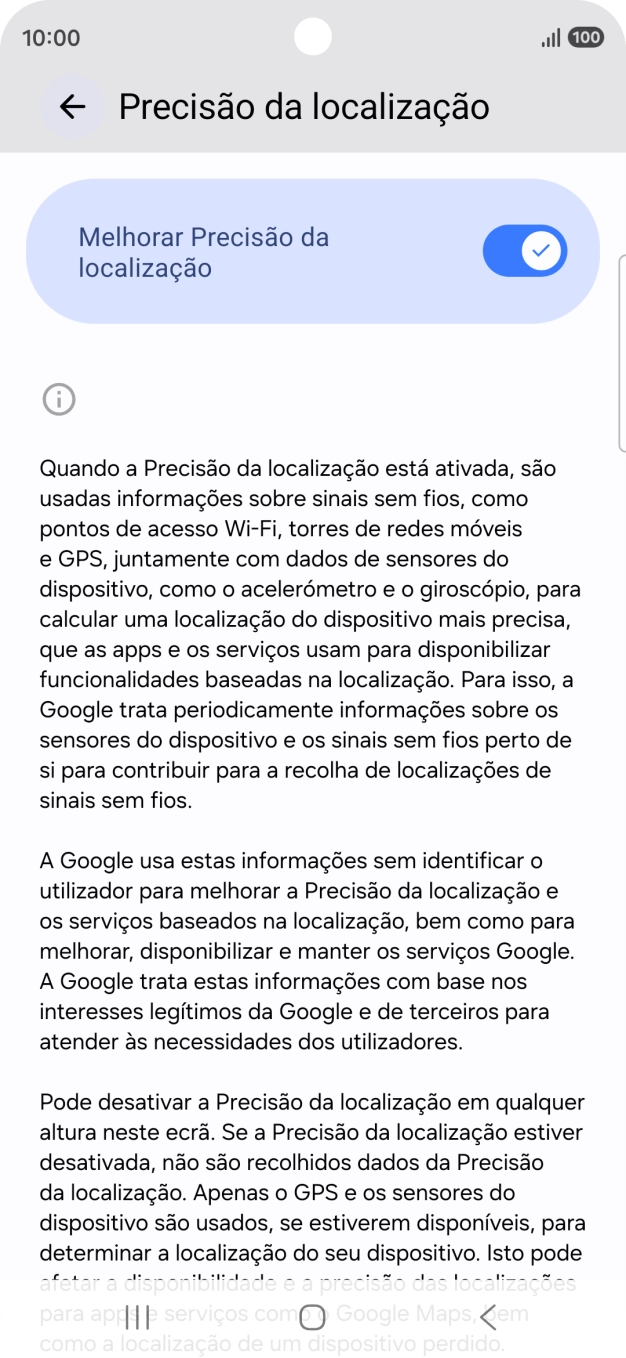 Se premir o indicador junto a 