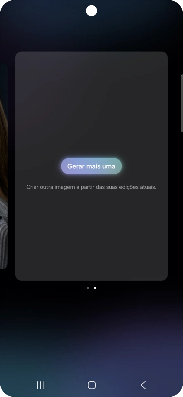 Prima Gerar mais uma para gerar uma nova sugestão de imagem.