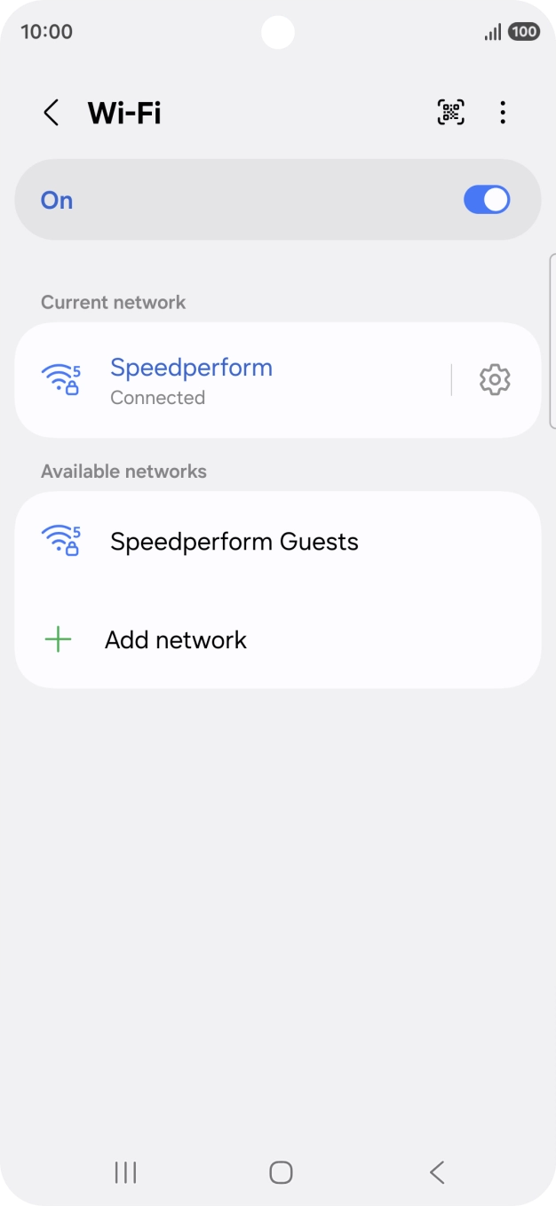Press the Home key to return to the home screen.