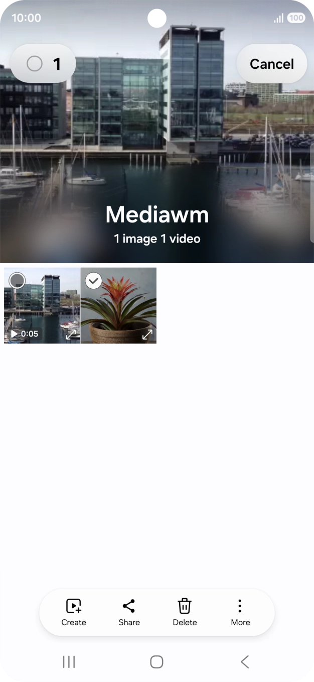 Press the select all icon. Press the select all icon.