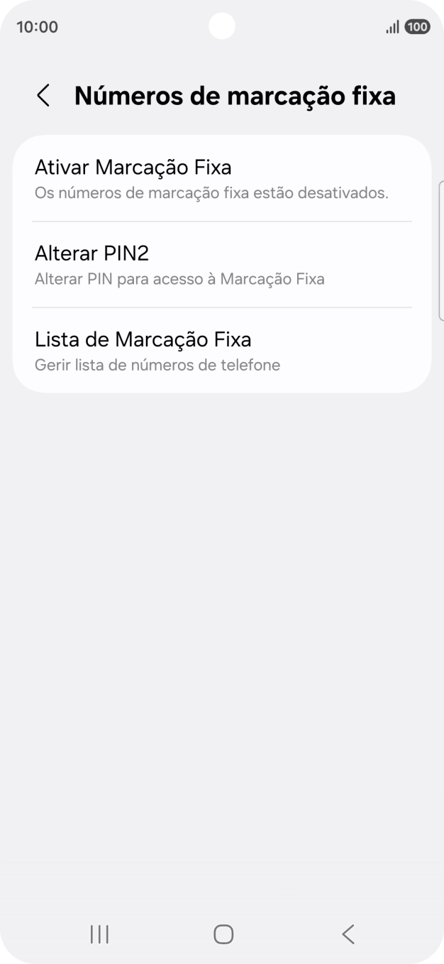 Prima Ativar Marcação Fixa.