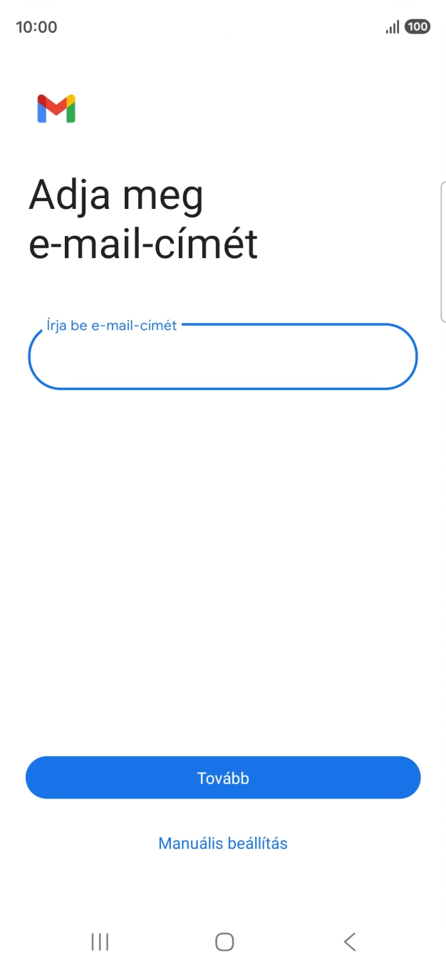 Válaszd a Tovább lehetőséget.