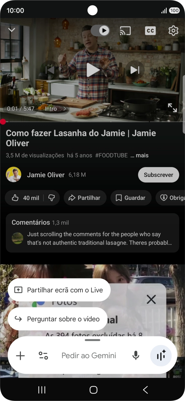 Prima Perguntar sobre o vídeo.