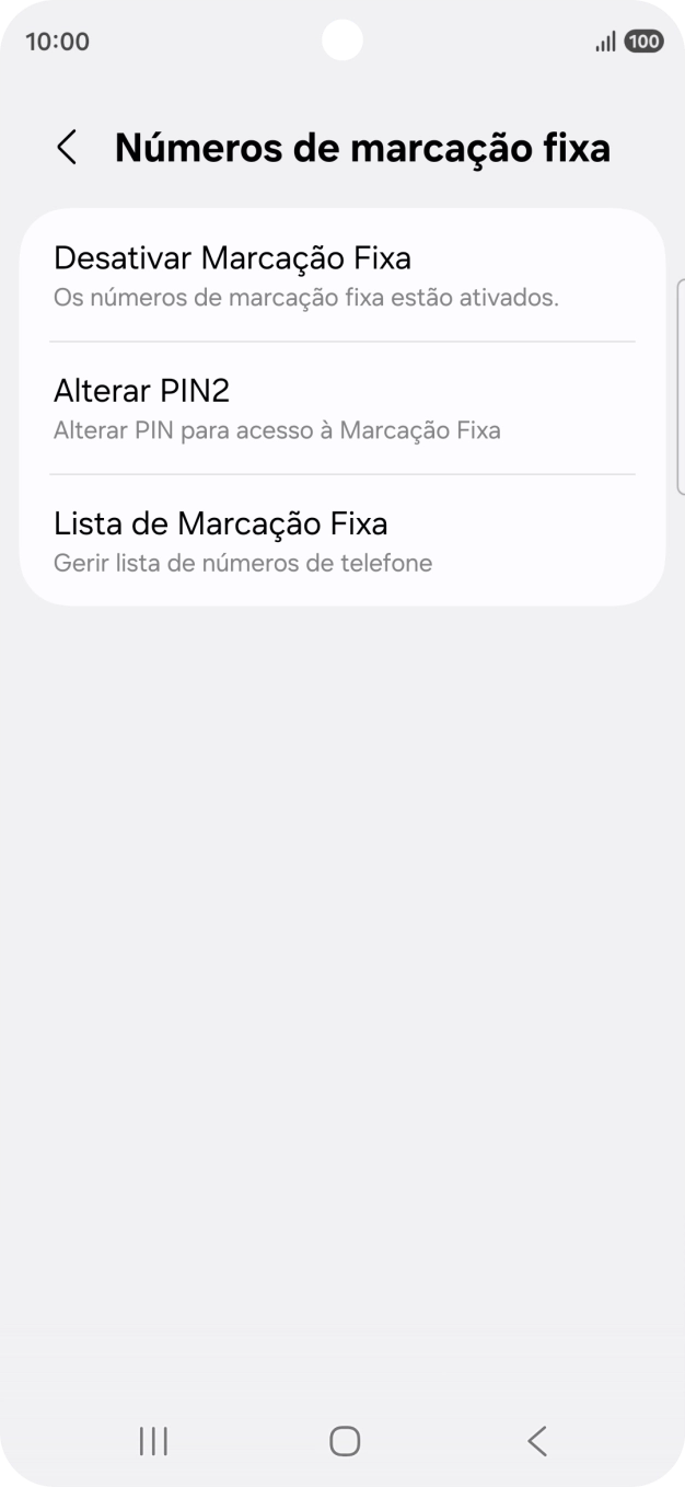 Prima Desativar Marcação Fixa.