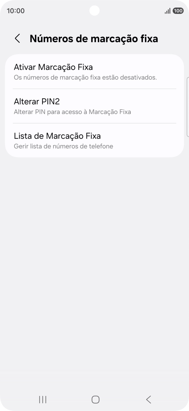 Prima Ativar Marcação Fixa.