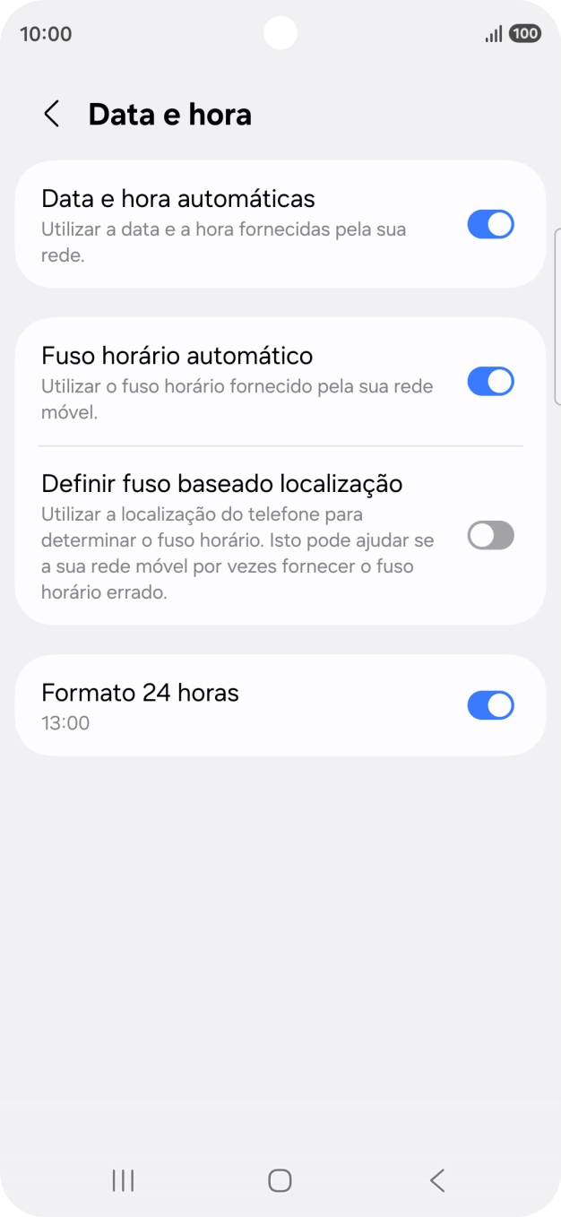 Prima a tecla de início para terminar e voltar ao ecrã inicial.