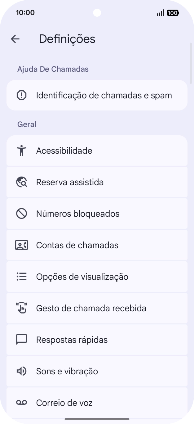 Prima Correio de voz.