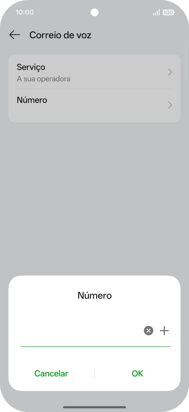 Introduza 123 e prima OK.