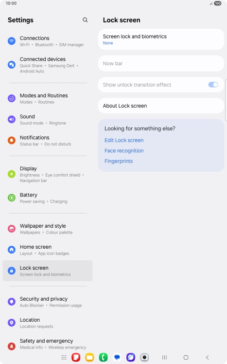 Press the Home key to return to the home screen.