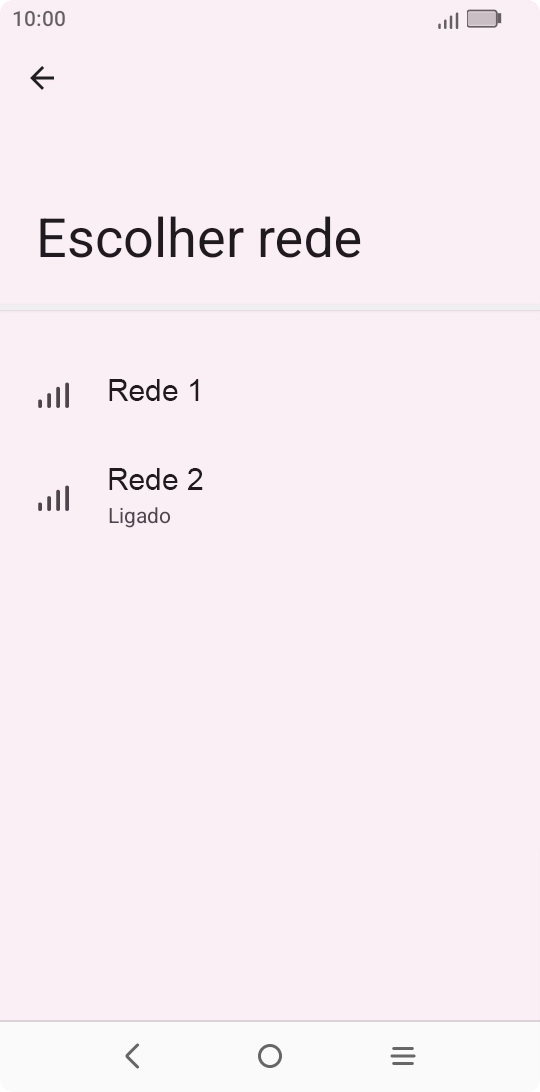 Prima a seta para a esquerda.