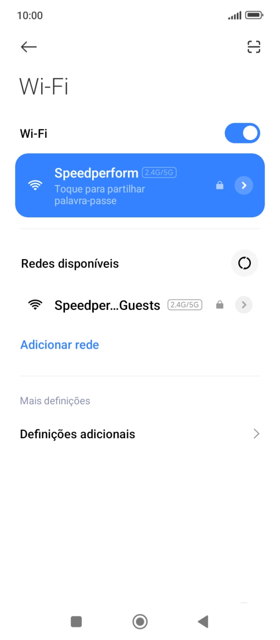 Prima a tecla de início para terminar e voltar ao ecrã inicial.