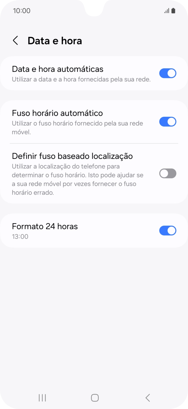 Prima a tecla de início para terminar e voltar ao ecrã inicial.