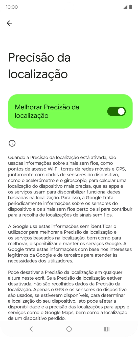 Se premir o indicador junto a 