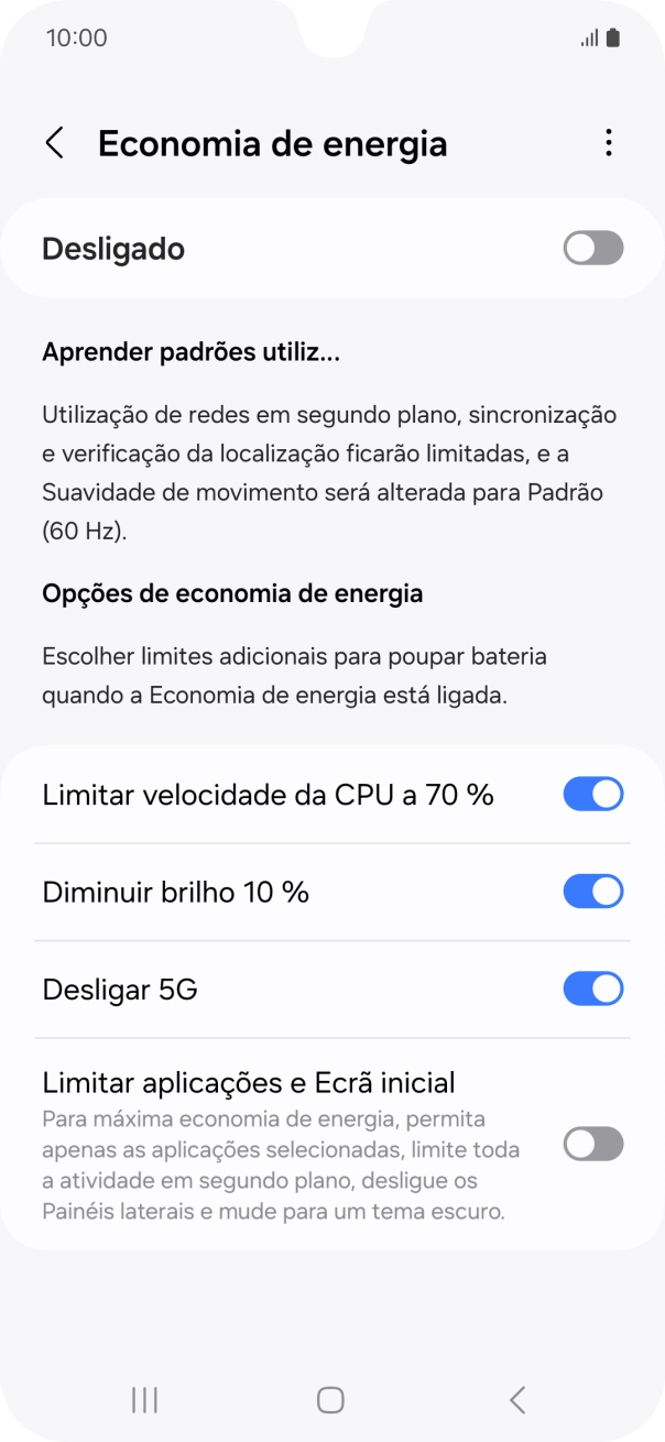 Prima os indicadores  junto das definições pretendidas.