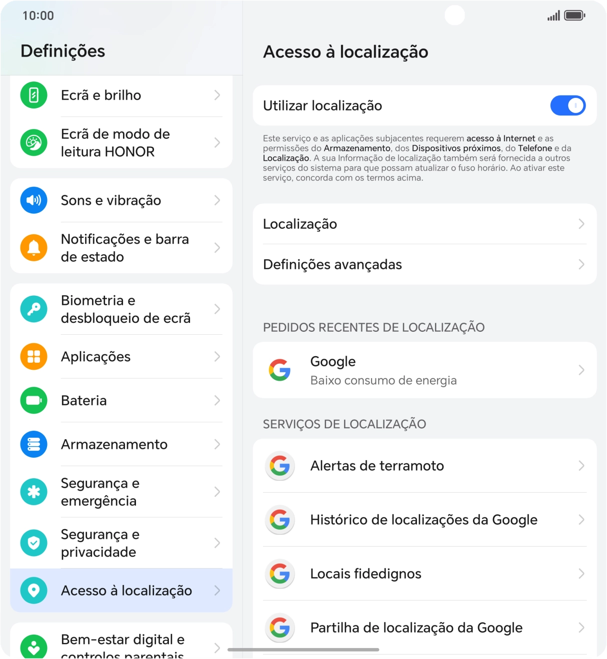 Prima Localização.