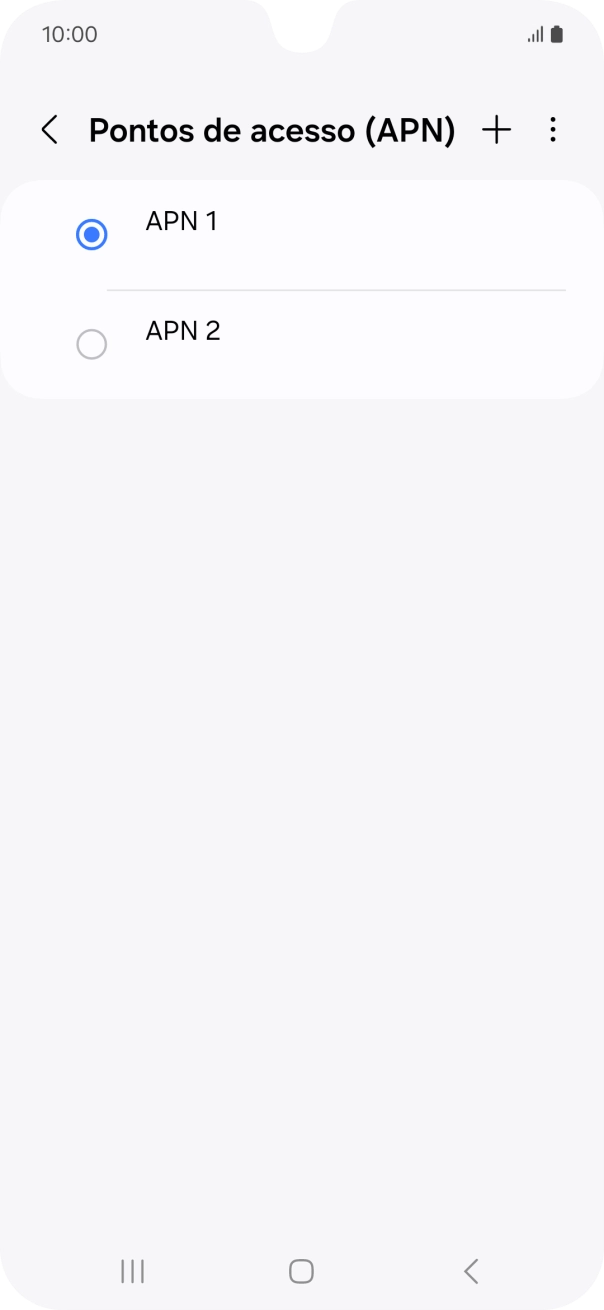 Prima o campo junto à ligação de dados para a ativar.