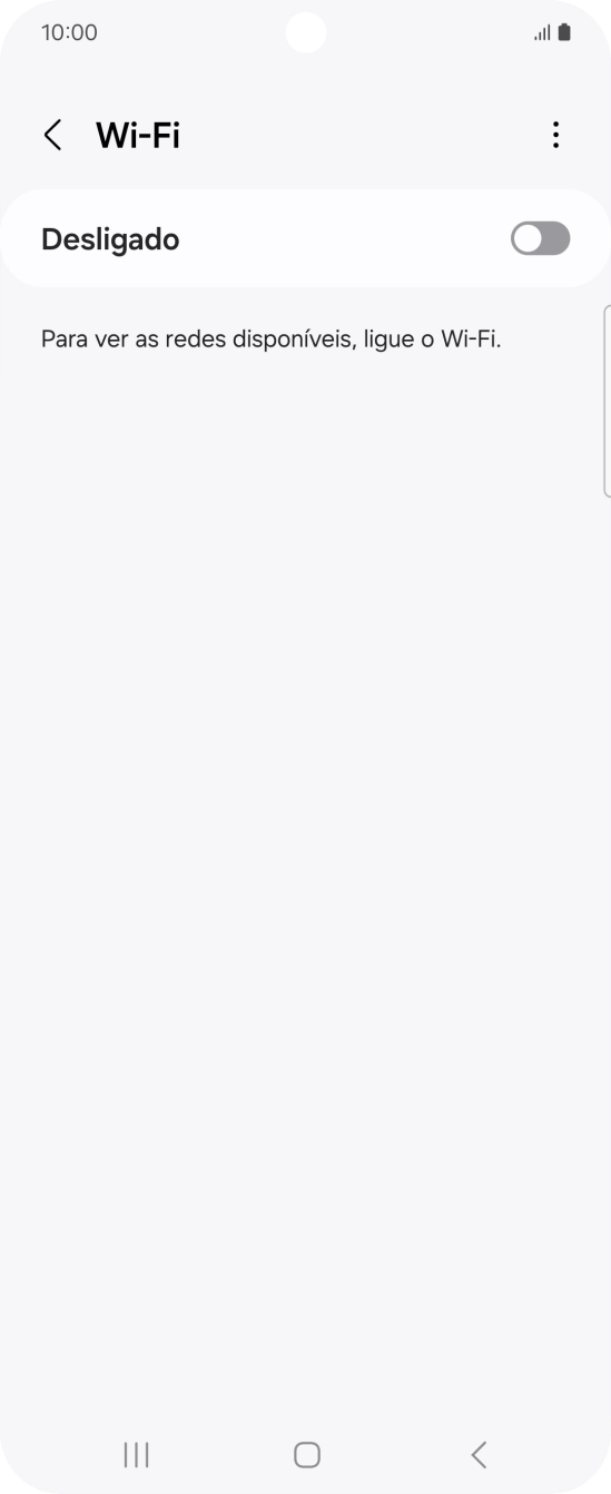 Prima o indicador para ativar a função.